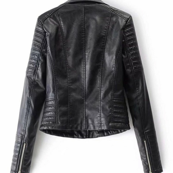 🌙SHEIN Katy Perry’s Picks Faux Leather Biker Jacket🌙 - Picture 2 of 10